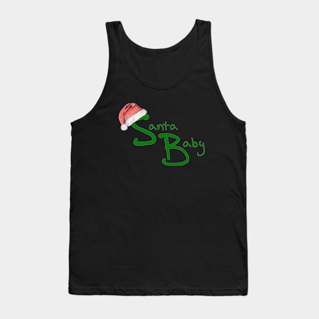 Christmas Santa Baby Tank Top by PeppermintClover